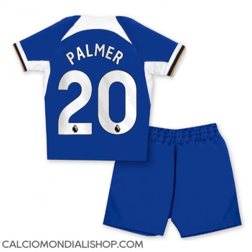 Maglie da calcio Chelsea Cole Palmer #20 Prima Maglia Bambino 2023-24 Manica Corta (+ Pantaloni corti)